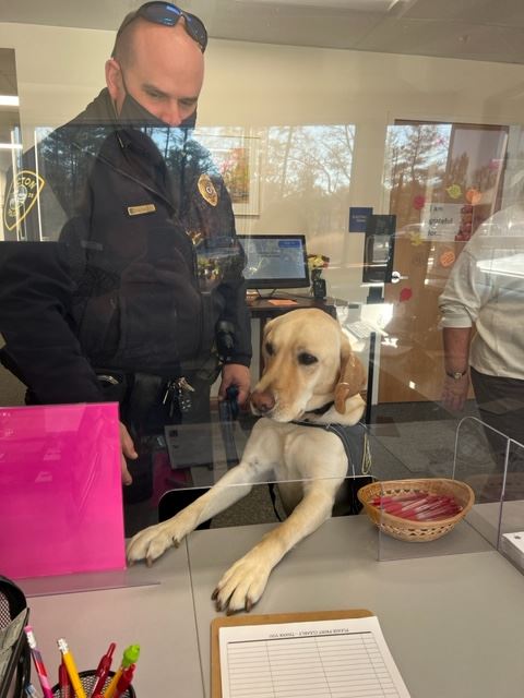 Zane signing in for Breakfast